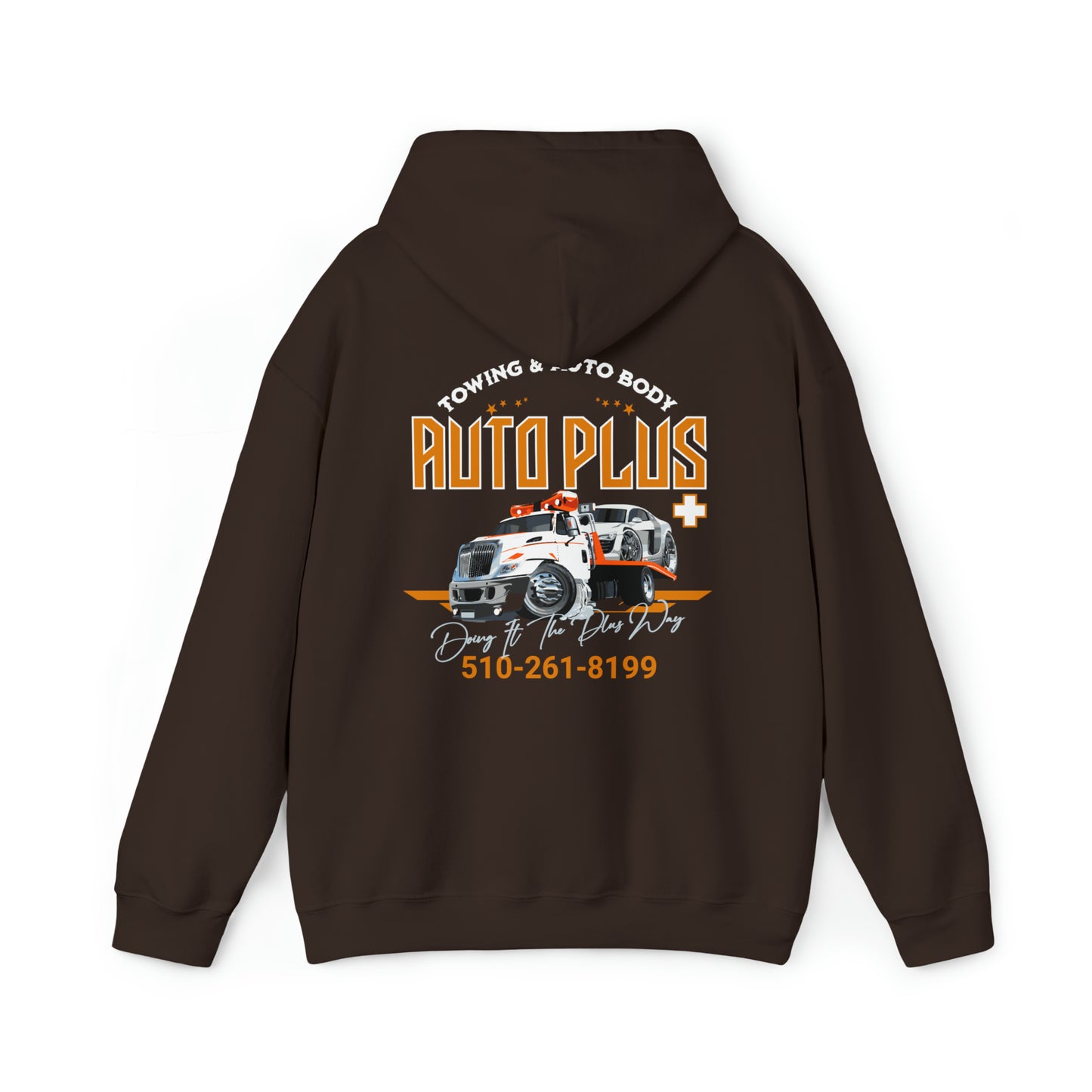 Auto Plus+ Towing and Body Shop Hoodie