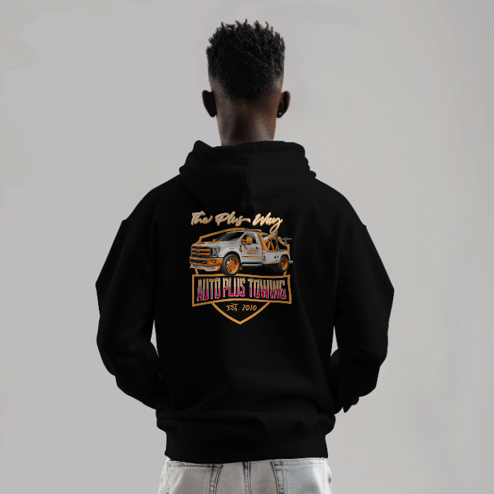 Auto Plus+ Towing and Body Shop Hoodie 2025